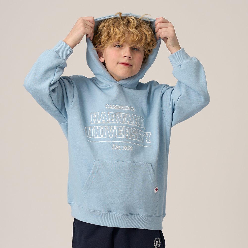 하버드키즈 하버드 시그니처 로고 후드티셔츠 B5S019 - 상세 이미지 2