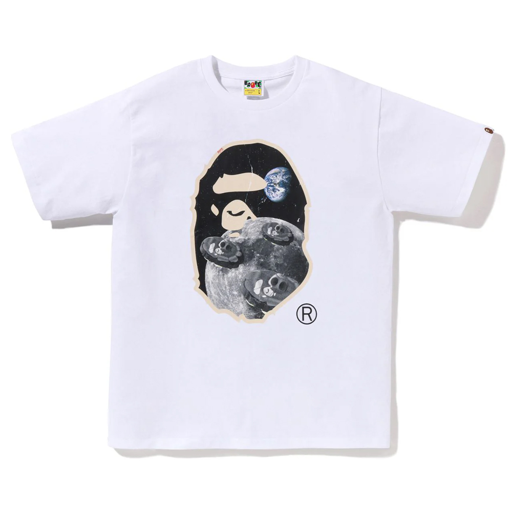베이프 반팔티 MOON APE HEAD OLD PHOTO TEE 1L70-110-004 - 상세 이미지 2