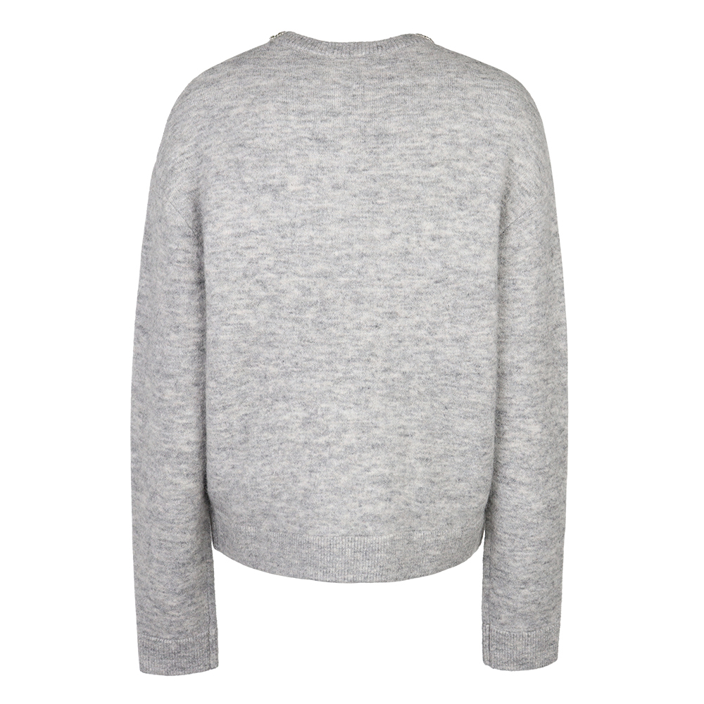 셀프포트레이트 여성 멜란지 가디건 AW24-064C-GR - 상세 이미지 2