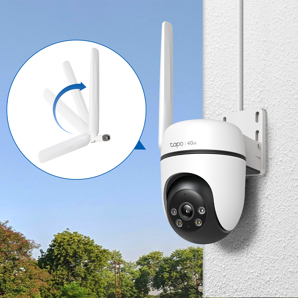 티피링크 4G LTE SIM카드 지원 실외용 회전형 카메라 야간 풀컬러CCTV Tapo C501GW - 상세 이미지 4