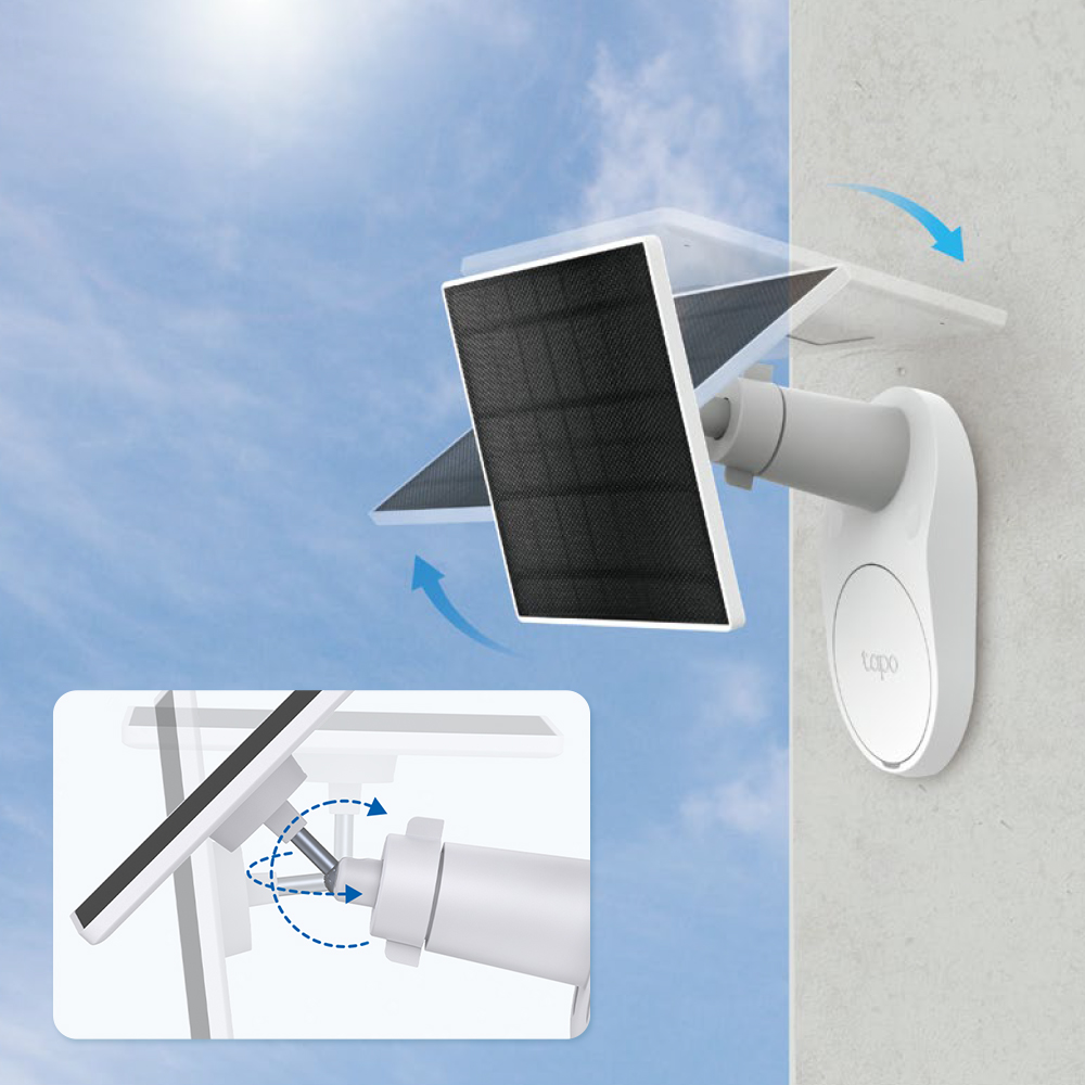 티피링크 Tapo C425 KIT 태양광 충전 400만화소 야간 풀컬러 무선 배터리 실외용 카메라CCTV - 상세 이미지 5