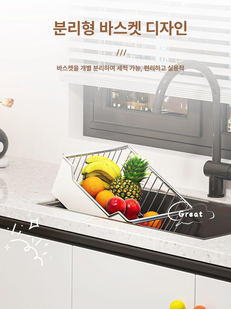 다용도 이동식 회전수납장 서랍 정리 틈새 진열대 멀티 수납장 정리대 수납 보관함 철제 오프화이트 3단 43.2cm 84cm - 상세 이미지 2