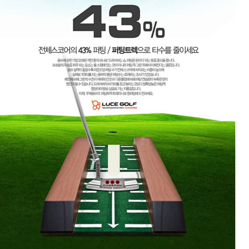 가정용 퍼팅 매트 퍼팅 연습 기구 실내 퍼팅기 퍼트 연습기 - 상세 이미지 4