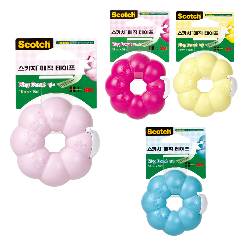 3M 스카치 링도넛 매직테이프 810RI  18X16M) - 상품 이미지