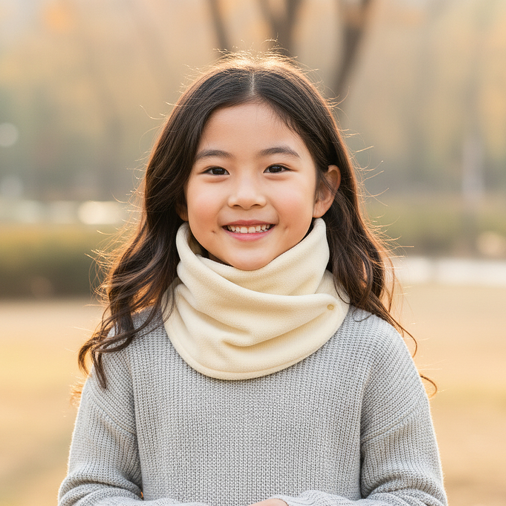 유아 아동 키즈 여아 남아 초등 어린이 학생 아이 겨울 넥 워머 방한 머플러 목도리 - 상세 이미지 2