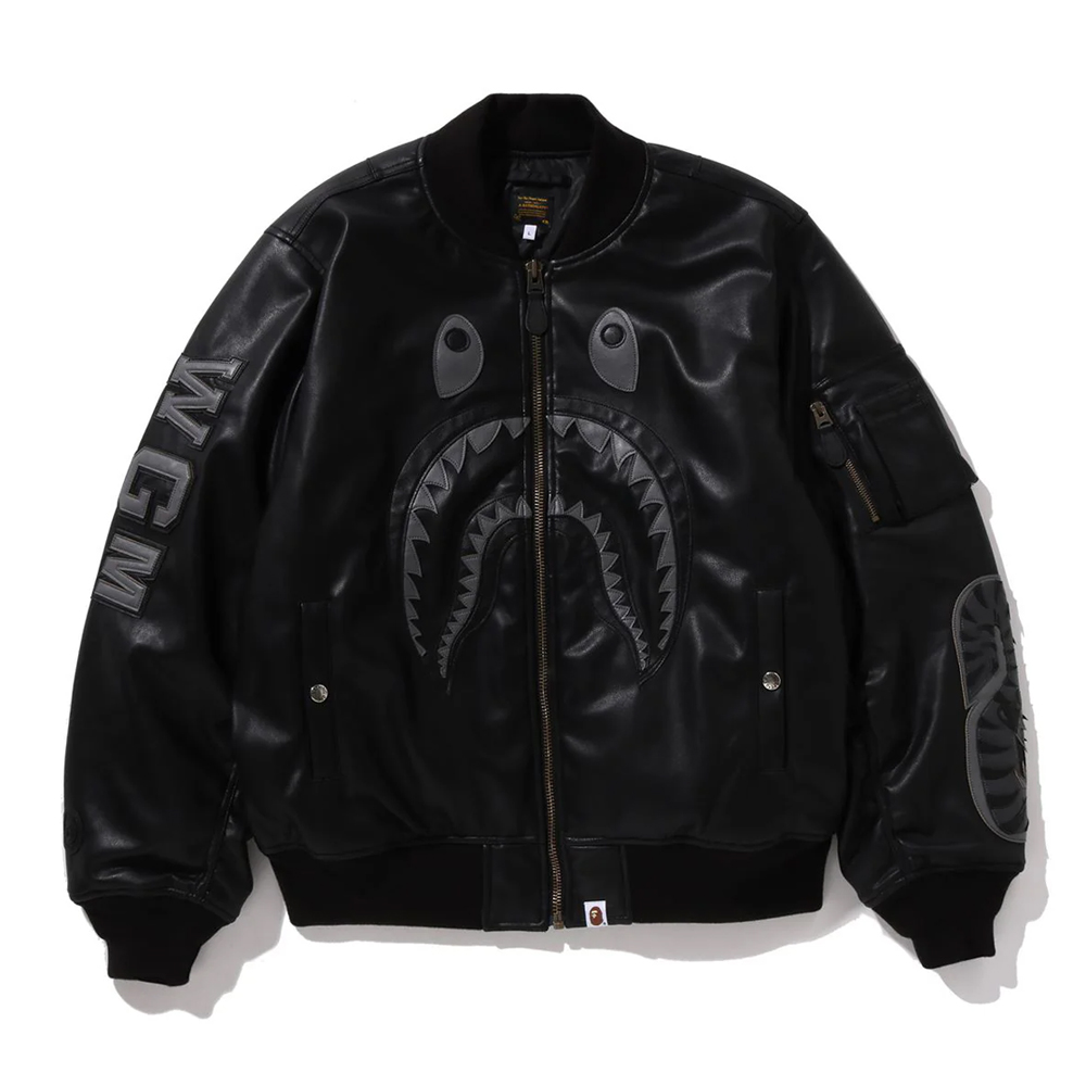 베이프 자켓 SHARK BOMBER JACKET 1L70-141-308 - 메인 이미지