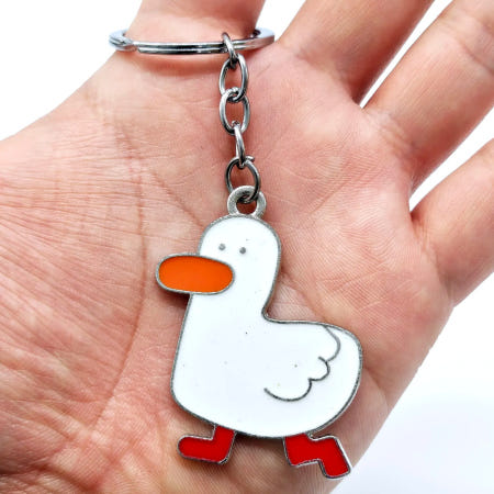 [중국OEM]다온이미지 키홀더 오리 행운부적키링 키링 행운 귀여운 부적 네잎클로버키링 열쇠고리