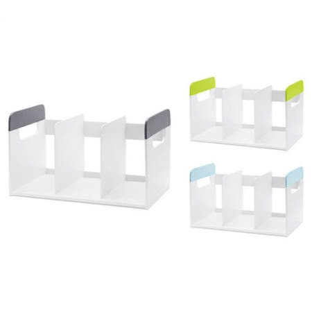 플러스 3단 책꽂이 진회색 카파맥스