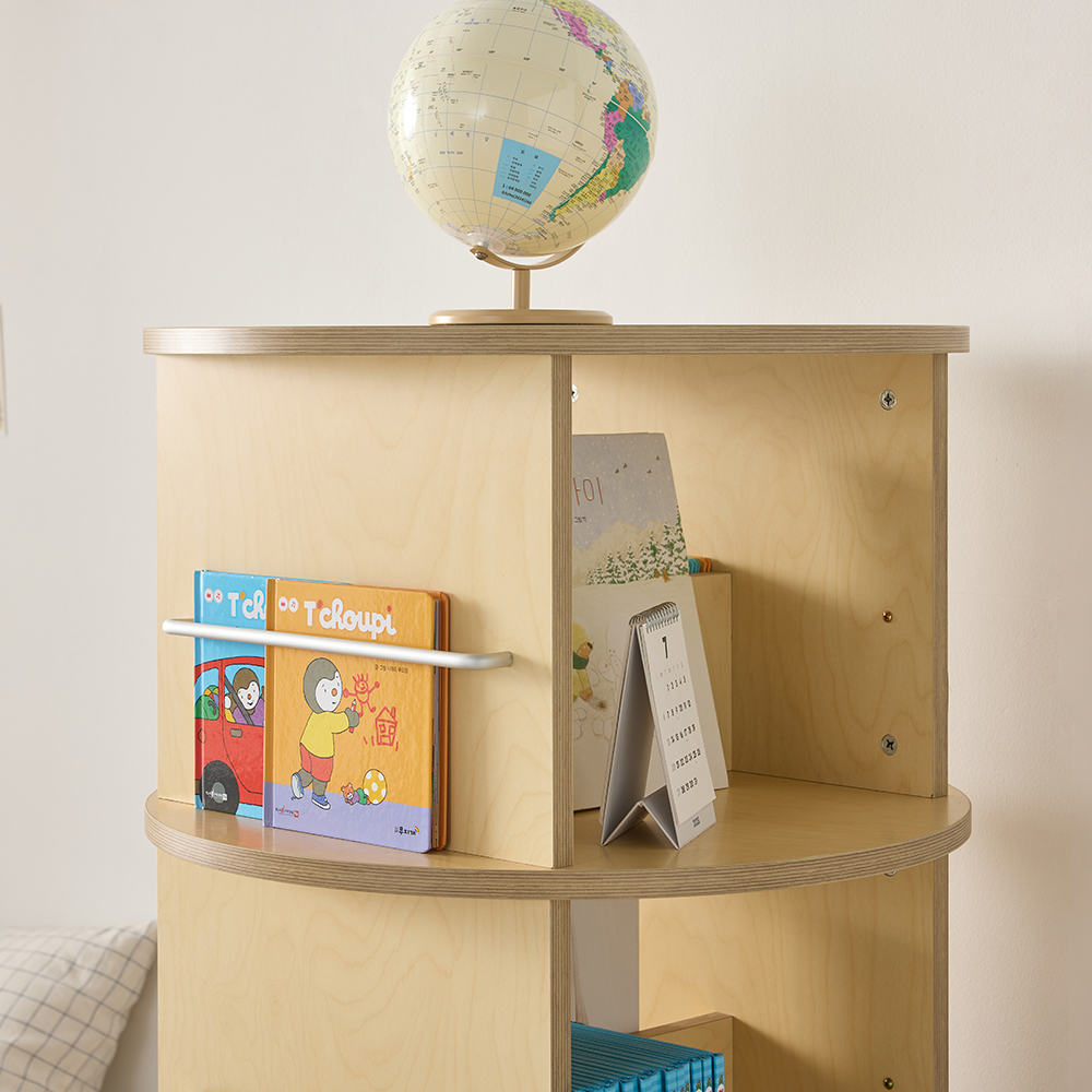 루엔 회전책장 유아 어린이 아기 전면 책장