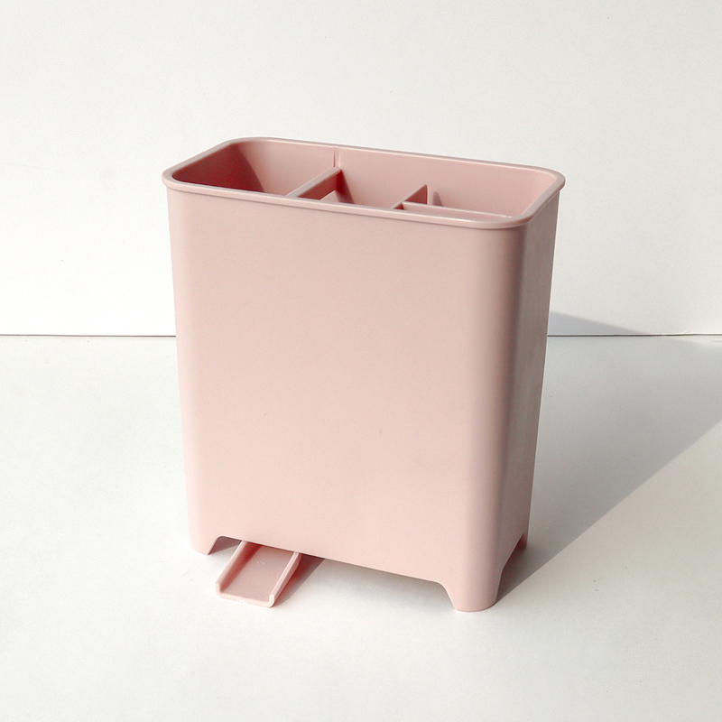 모던 칸막이 물빠짐 숟가락통 주방 조리도구 정리함 보관함 수저 꽂이 수저통 4color 이미지 6