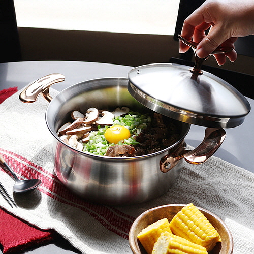 베세머 오리진 통5중 316스텐 냄비 인덕션 밀폐유 전골 찌개 / 18cm, 양수냄비 - 상세 이미지 3