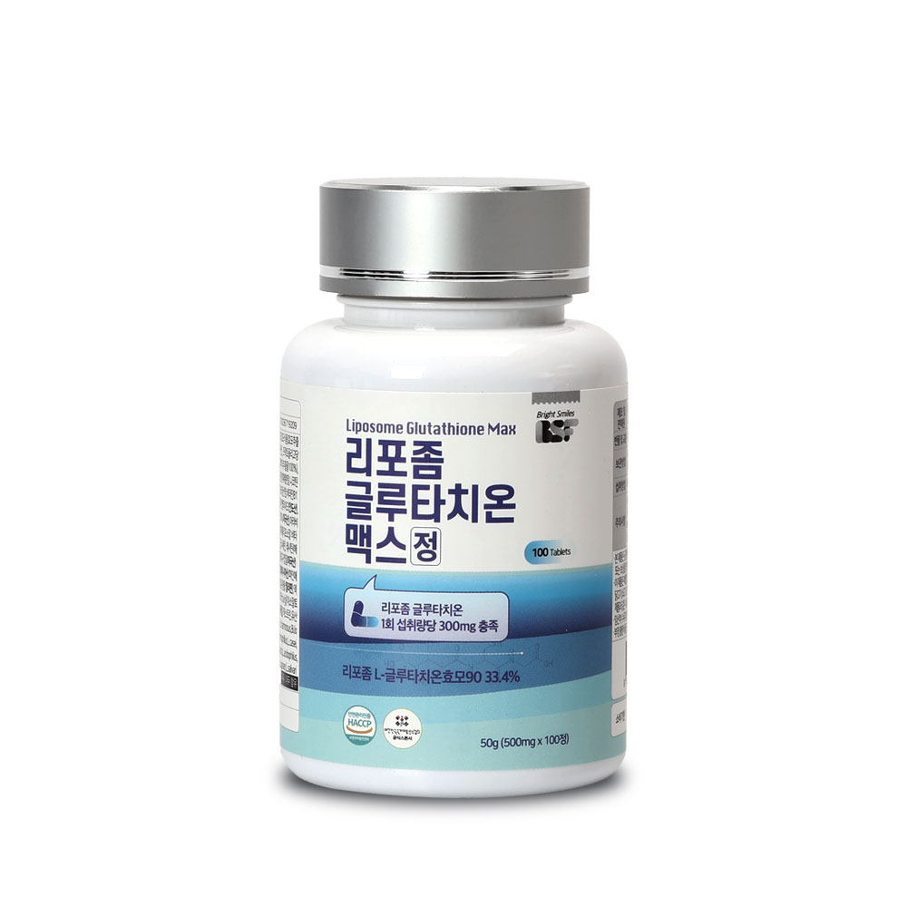 BSF 리포좀 글루타치온 맥스정 500mgx100정 HACCP인증 백세식품 - 메인 이미지