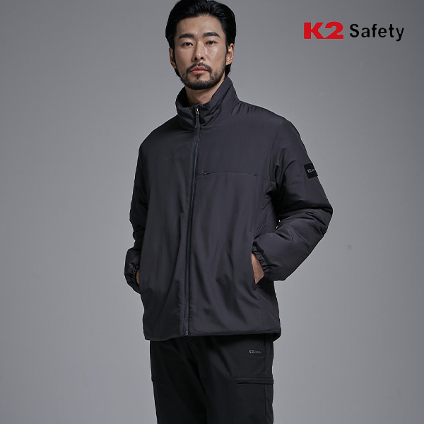 K2 세이프티 경량 패딩 k2 패딩 겨울 점퍼 남자 작업복 등산 워크웨어 F2104 이미지 8