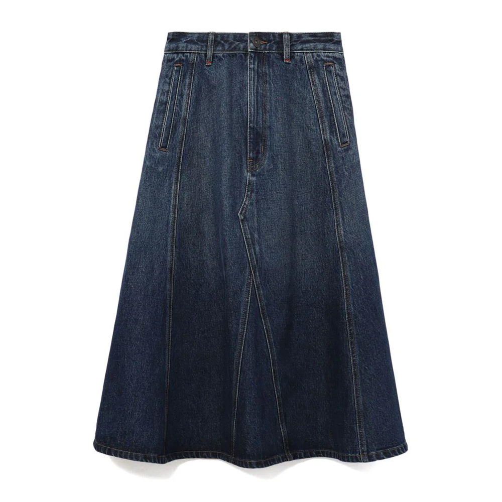 베이프 우먼즈 치마 BAPY DENIM SKIRT YL70-254-301 - 메인 이미지