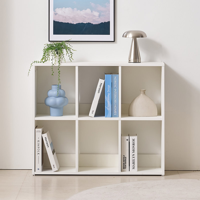 e스마트 모브 거실 틈새 2단 낮은 책장