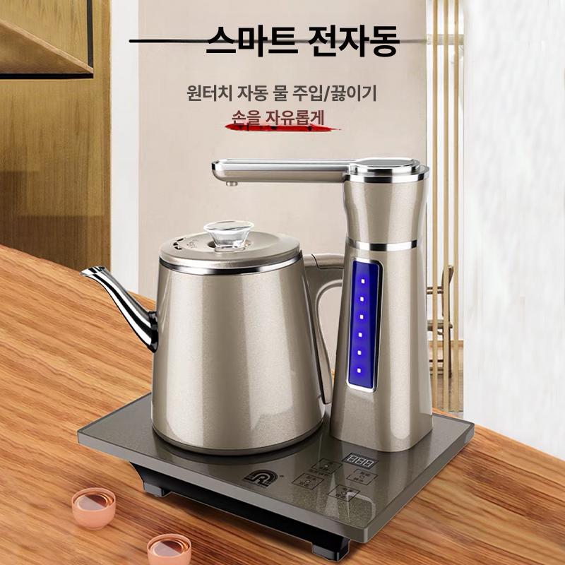 자동급수 티포트 주전자 다용도 급수 다도 급수기 블랙 - 상세 이미지 5