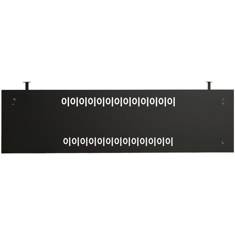 책상 하단 가림막 독서실 칸막이 하부가림판 철제 회사 밑 가림판 사무용 투명 가리개 무타공 화이트 1080x400 - 상세 이미지 5