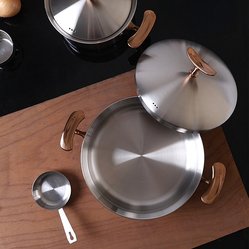 베세머 오리진 통5중 316스텐 냄비 인덕션 밀폐유 전골 찌개 / 24cm, 전골냄비 - 상세 이미지 3