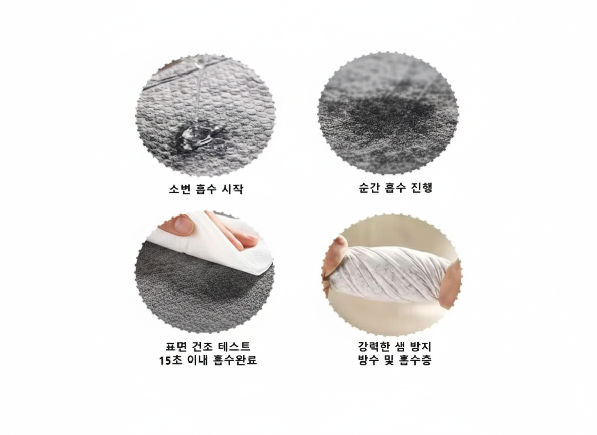 마로 반려견 안심 배변패드 중형(M) 2팩 100매 - 상세 이미지 3
