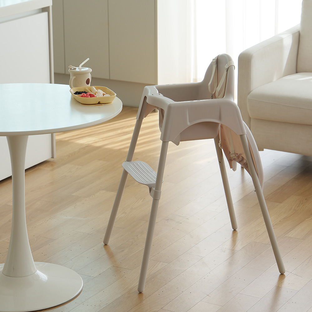 라비베베 유아 라이트 하이체어 높이조절 휴대용 식탁의자 이유식