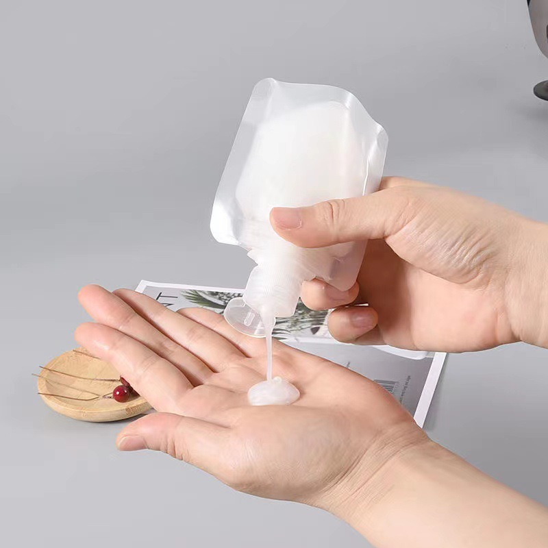 여행 공병 리필 파우치 튜브 용기 샴푸 소분 샘플 에센스 공병 반투명 30ml, 1개 - 상세 이미지 2