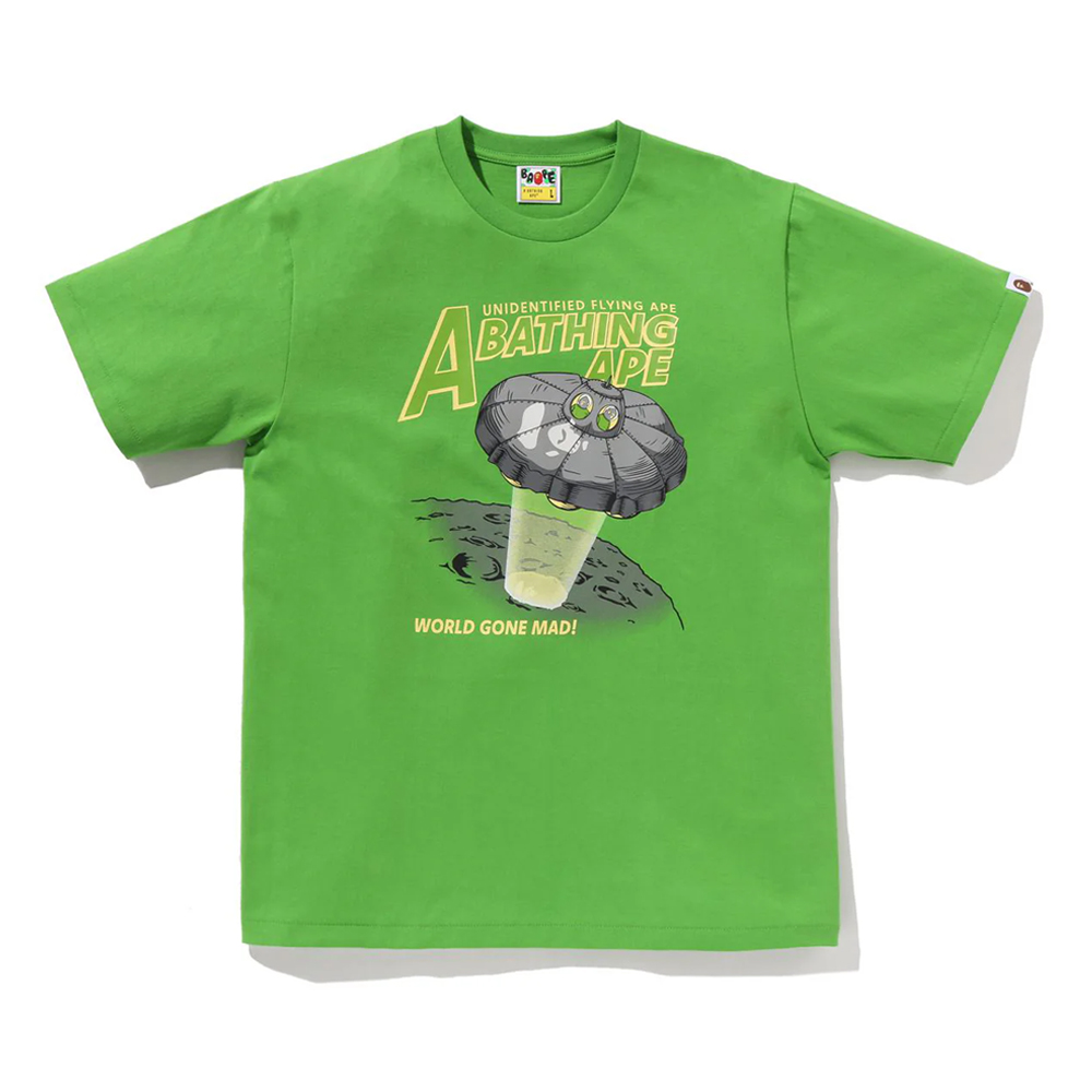 베이프 반팔티 APE HEAD UFO ON MOON TEE 1L70-110-005 - 상세 이미지 2