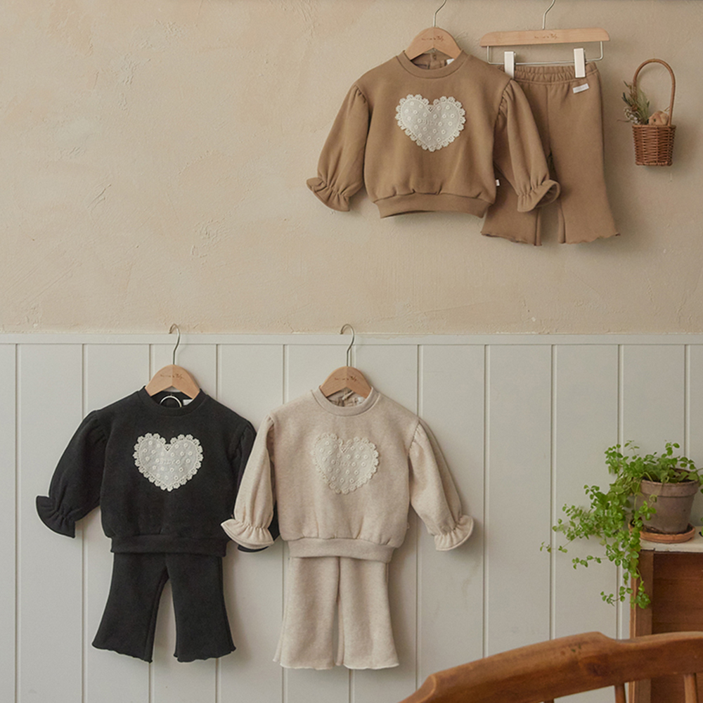 빌리 슈아 기모 부츠컷 팬츠-오트밀 (1-4Y) - 상세 이미지 3