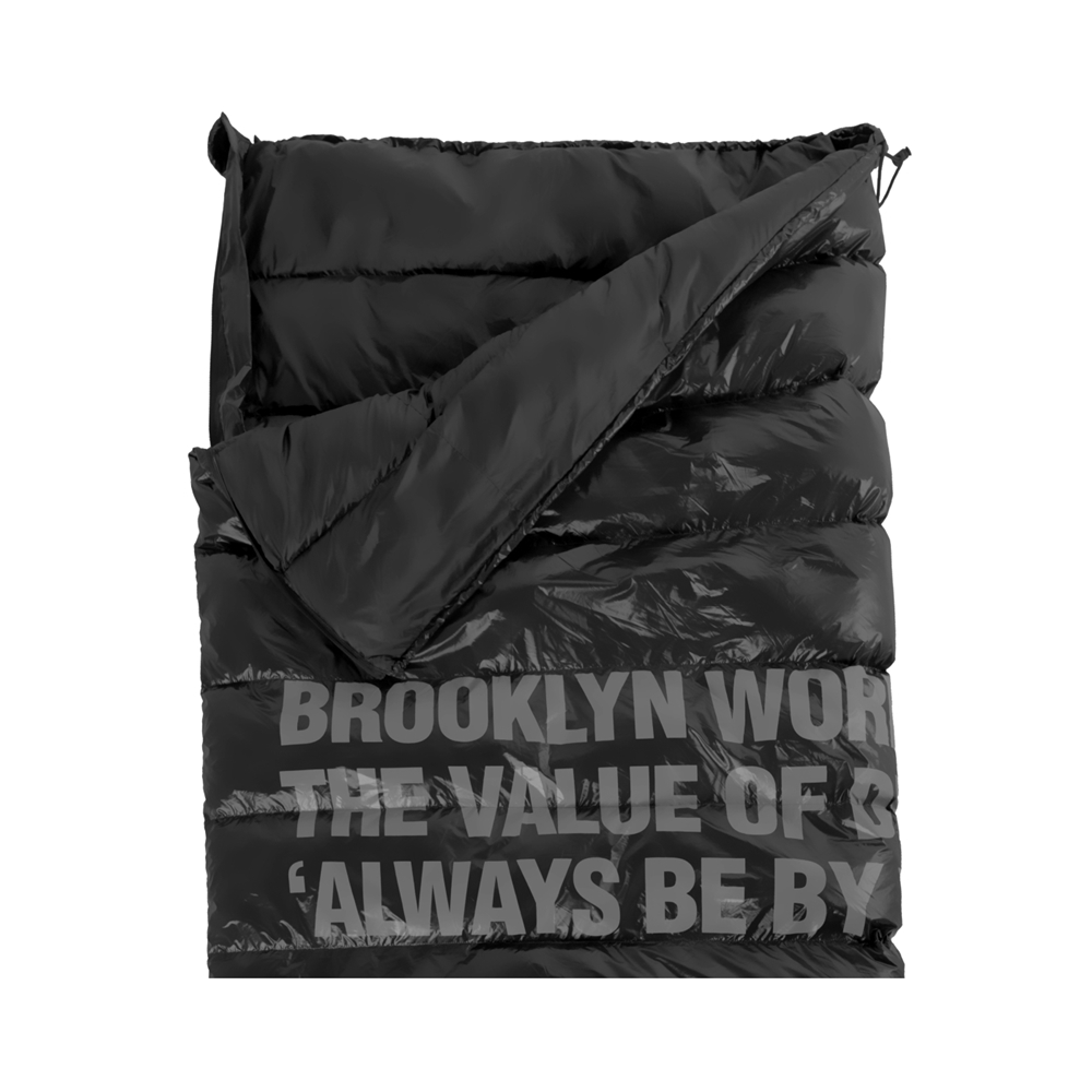 [브루클린웍스] 사각 다운 침낭 800g, 미스트그레이