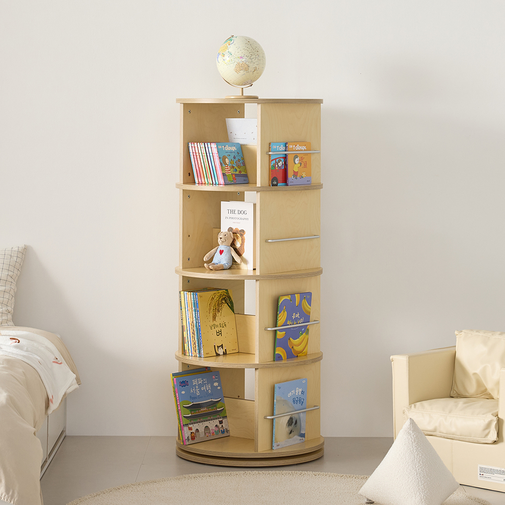 루엔 회전책장 유아 어린이 아기 전면 책장