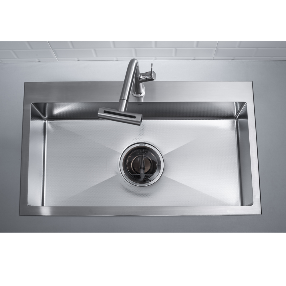 JSC 허니콤 엠보싱 사각싱크볼 스텐 씽크볼 8651S