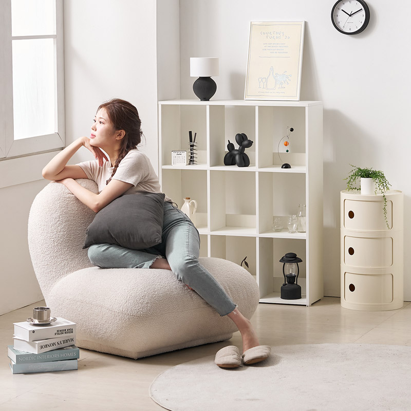 e스마트 모브 거실 틈새 2단 낮은 책장