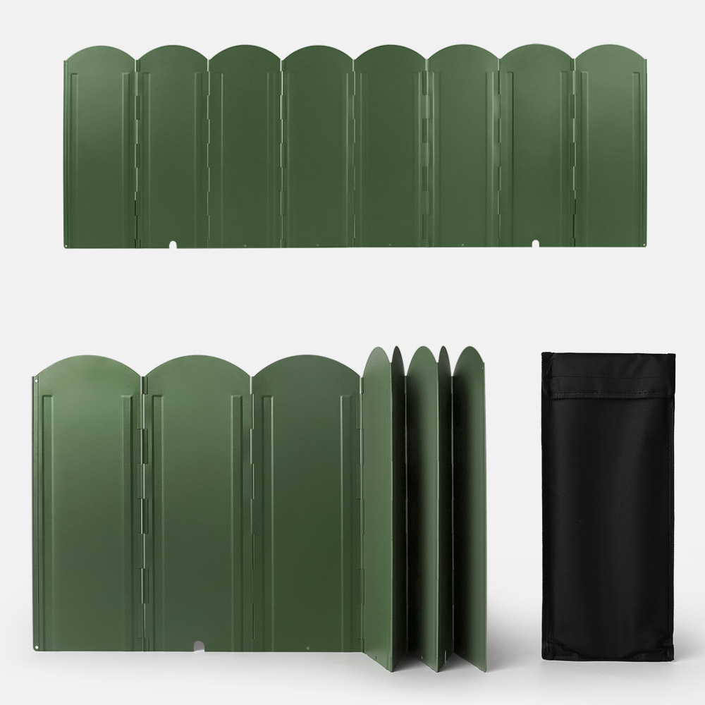 접이식 버너 바람막이 W120 x H40cm 캠핑 가림막