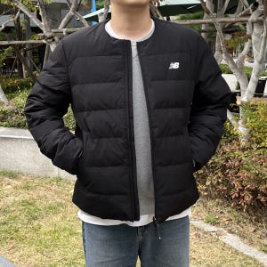 뉴발란스 패딩 액티브 라이트 구스 다운 경량 자켓 남녀공용 숏패딩 착용 후기 | 사이즈/핏 총정리 - 상품 이미지 3