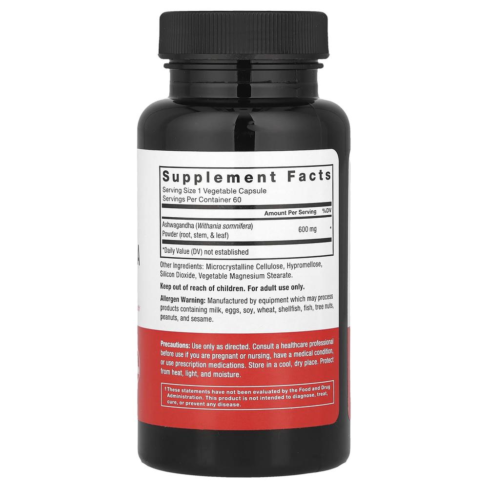 포스팩터 아슈와간다 추출물 600mg Ashwagandha 60정 - 상세 이미지 3
