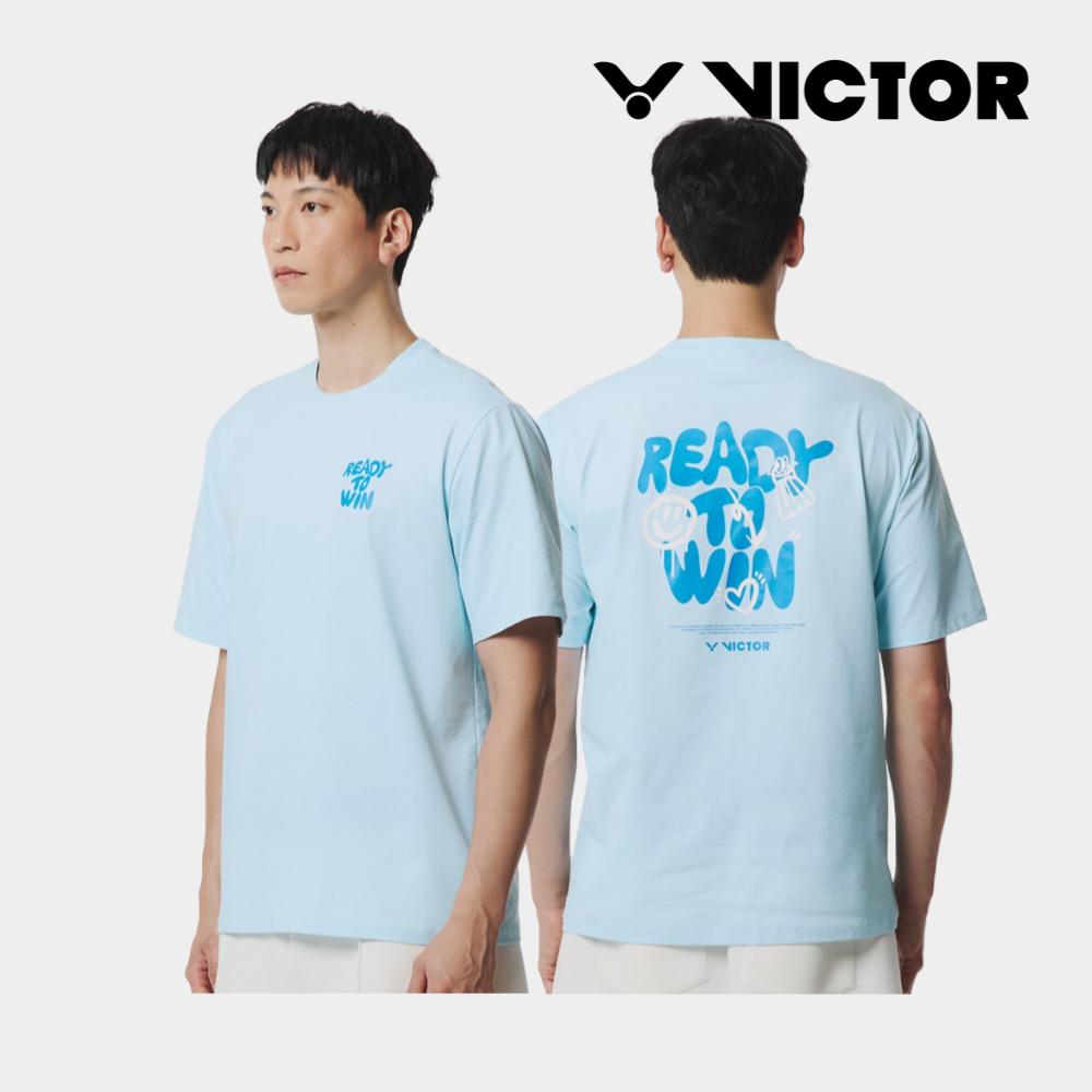 빅터 배드민턴복 오버핏 의류 운동복 티셔츠 VT25CTO203U - 메인 이미지
