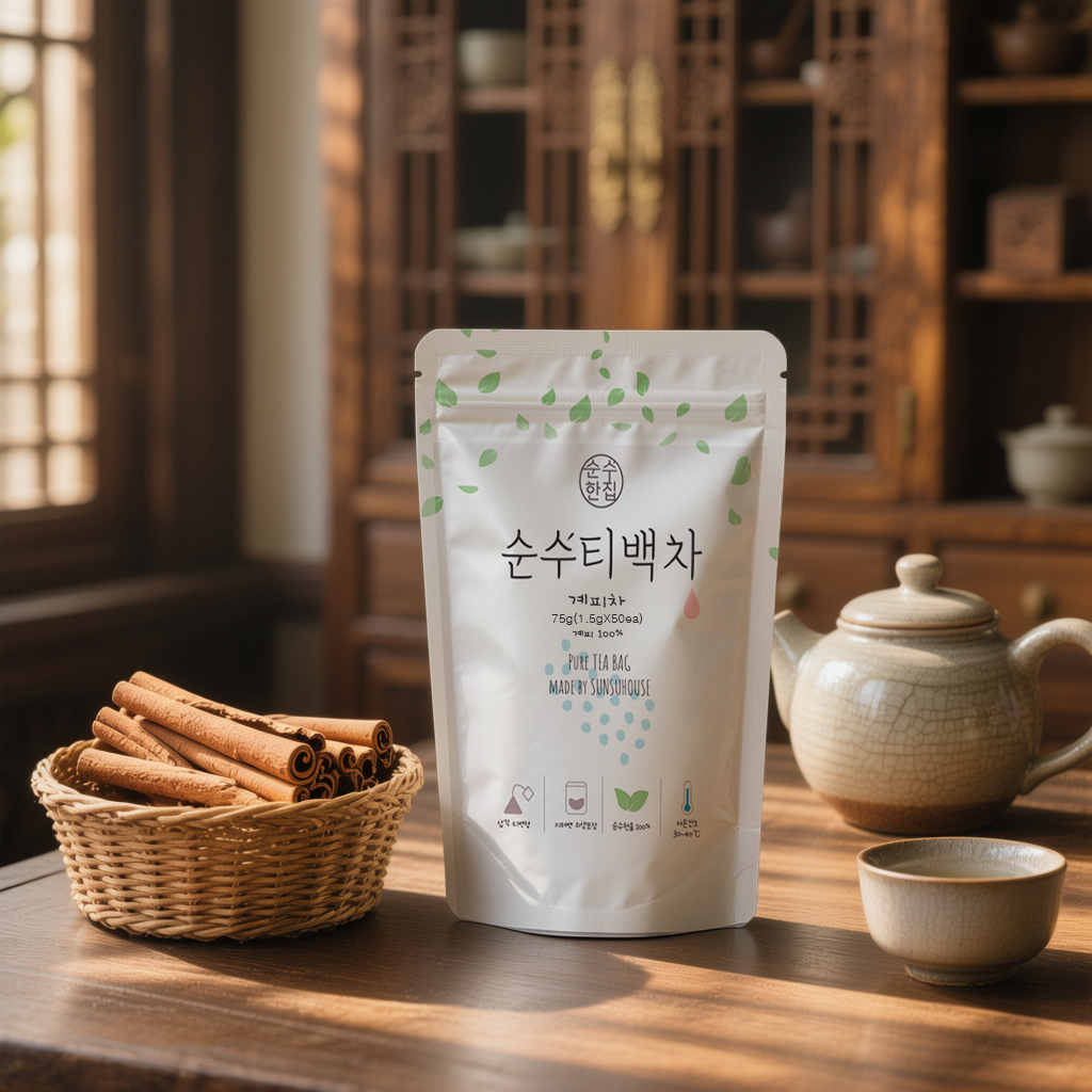 순수한집 계피차 티백 50개입 - 상세 이미지 2