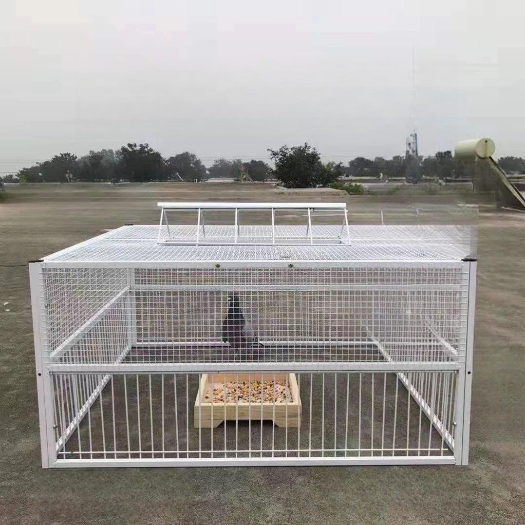 비둘기 포획틀 까치 야외 까마귀 유해 공원 동물 야생 있음 100x60x26 2개출입구 - 상품 이미지