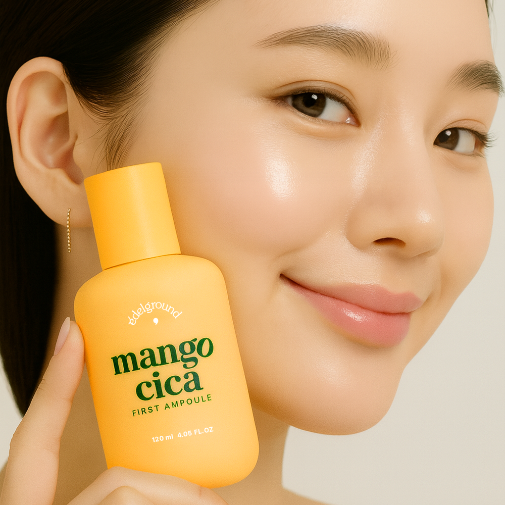 에델그라운드 망고시카 퍼스트 앰플 X PDRN 탄력 진정 미백 주름 120ml, 1개 - 상세 이미지 2