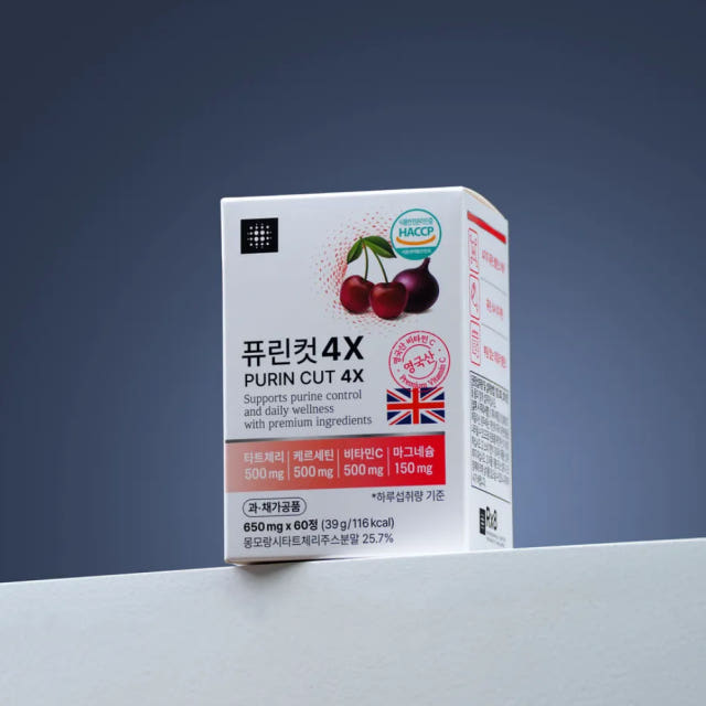 Rx8 퓨린컷 4X 현직 약사 개발 퓨린 관리 솔루션 60정, 1개