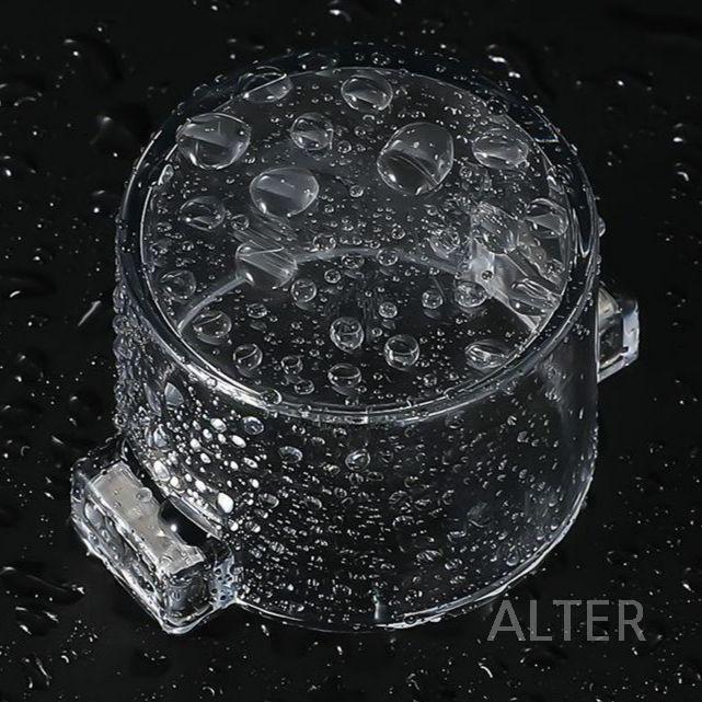 원형 비상정지 덮개 보호 캡 투명 스위치 사각 커버 사각형 84x84x52mm - 상세 이미지 2