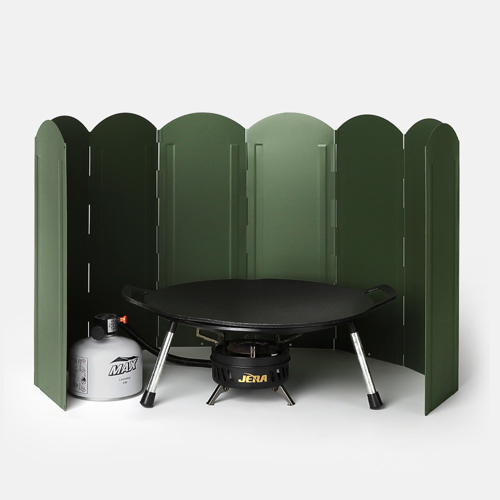 접이식 버너 바람막이 W120 x H40cm 캠핑 가림막