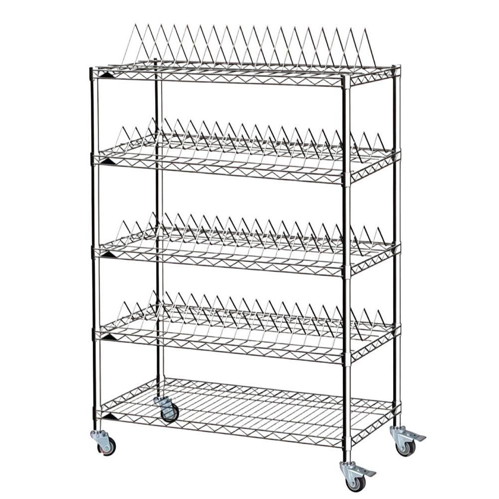 SMT 트레이랙 보관 진열 조립식 거치대 907x457x1500mm 쌍봉 - 상품 이미지