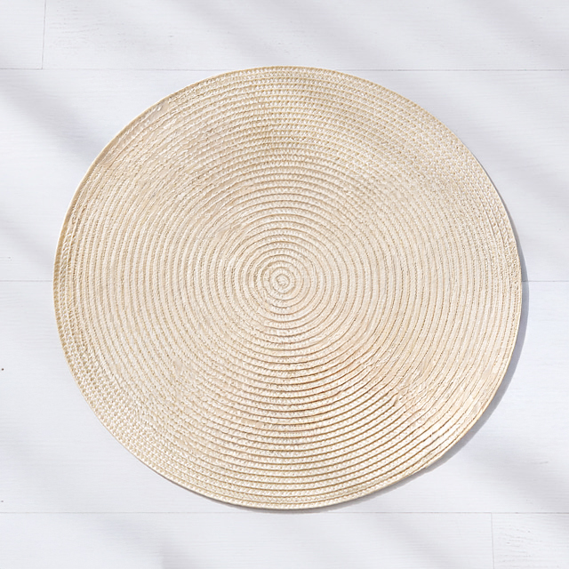 MAT 원형 테이블 매트 D38 KS1002DSM 내추럴, 38cm