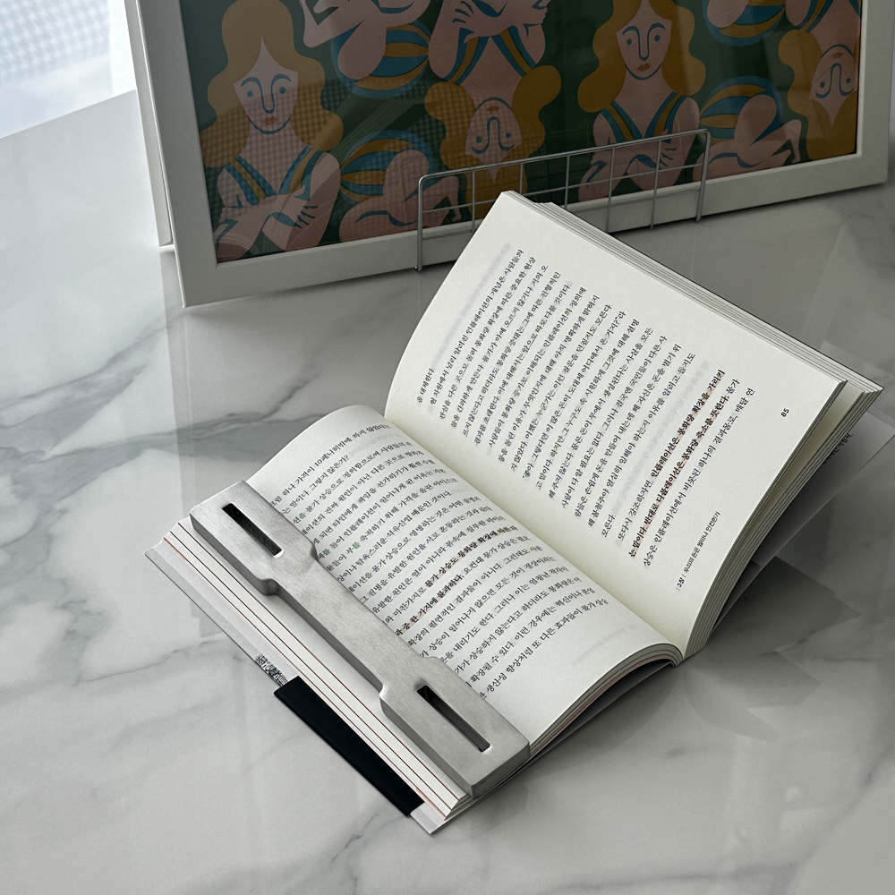 테르헨 스테인리스 304 문진 액시스 데스크 오브제 20x3cm - 상품 이미지