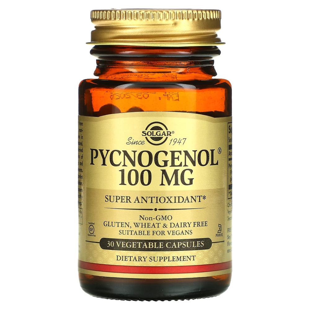 솔가 피크노제놀 프랑스 해송 소나무 껍질 추출물 100mg Pycnogenol 30정 - 상품 이미지