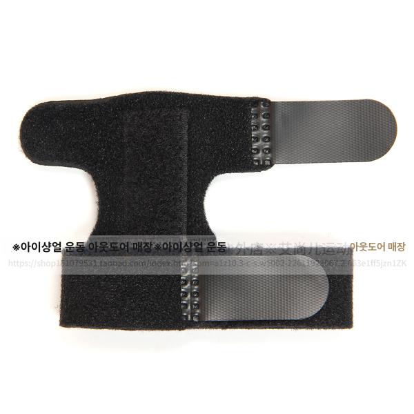 손가락부목 고정지지대 엄지 약지 깁스 새끼 커버 아대 블랙 숏 프리 사이즈 - 상세 이미지 5