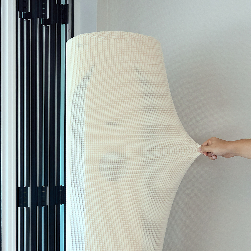 윈드비 스탠드 에어컨커버 스판 덮개 가리개 삼성무풍 엘지듀얼 캐리어 휘센 사이즈고민No