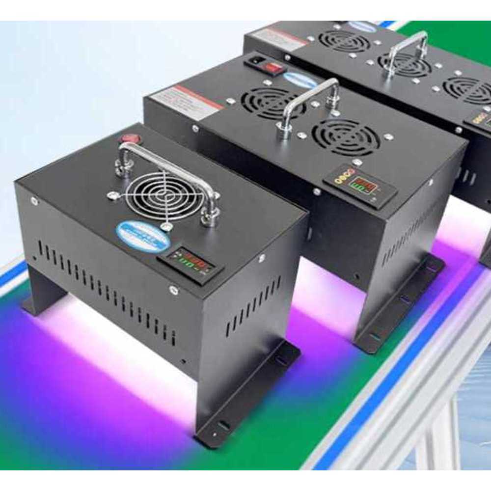 레진 공예 UV 경화기 조립형 접착제 건조 큐어링 장비 395nm 1000W 20cm 컨베이어 - 상품 이미지