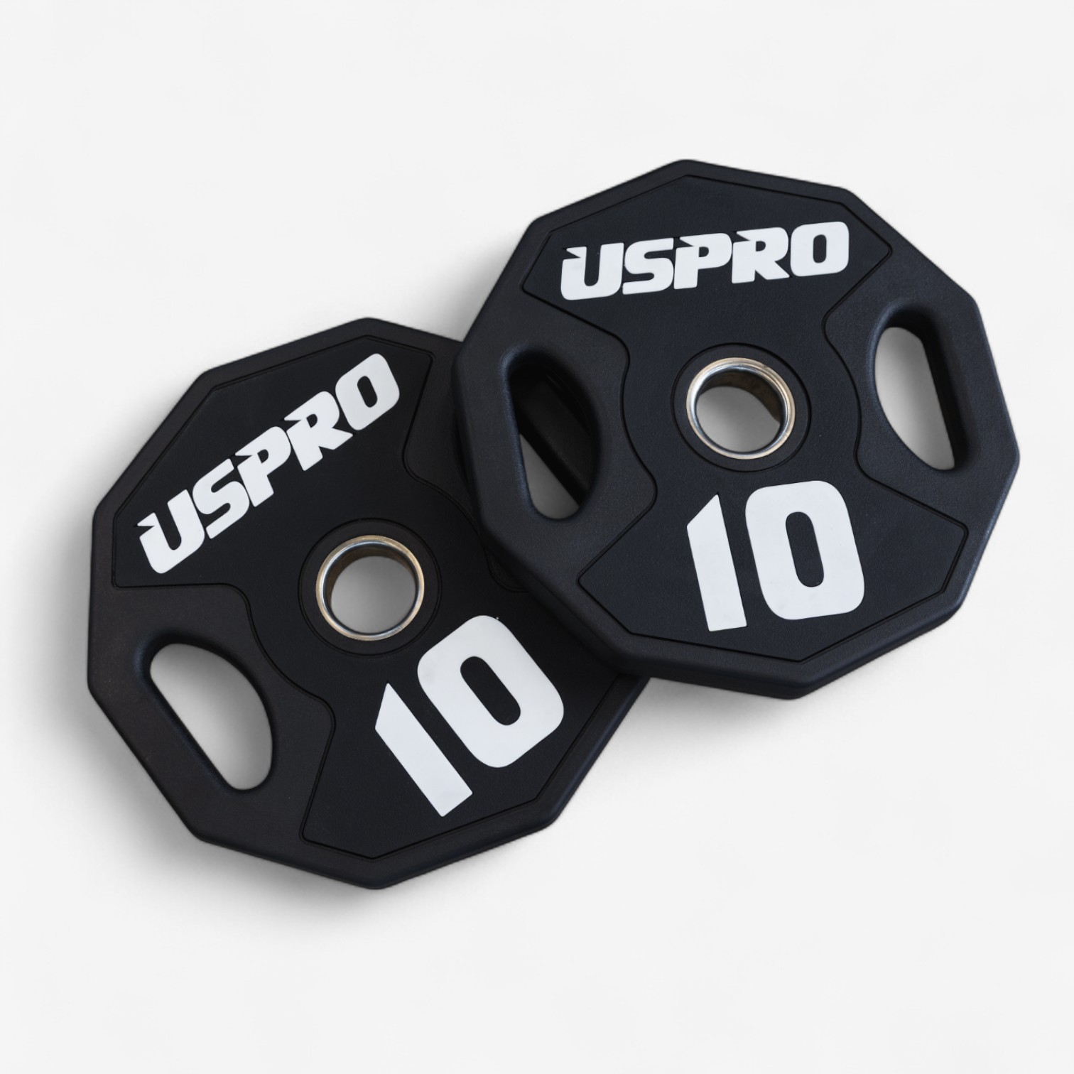 USPRO 우레탄 중량 원판 2.5kg 10각 바벨 플레이트 - 상세 이미지 2