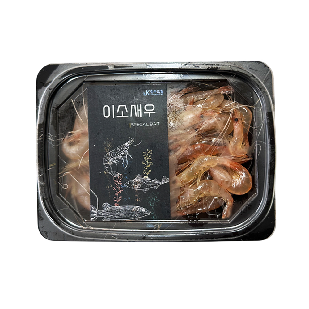 싱싱한 이소새우 감성돔 돌돔 참돔 미끼 1팩 약50g 민물새우 대체미끼 - 상세 이미지 4